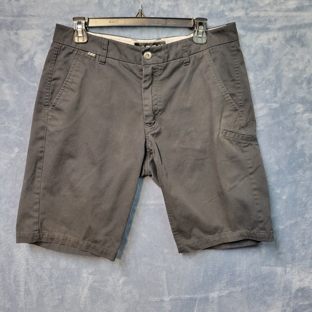 FOX Mens Gray Casual Cargo Shorts Size 32 Functional Outdoor‎ Active